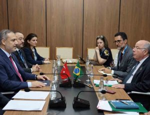 Dışişleri Bakanı Fidan, Brezilyalı mevkidaşı Mauro Vieira ile görüştü