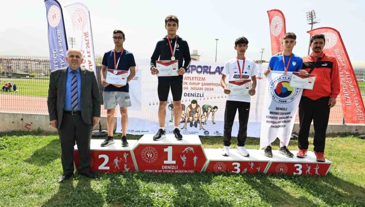 Okul sporları atletizm heyecanı Denizli’de devam ediyor