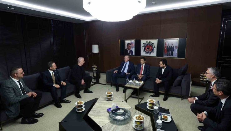 Cumhurbaşkanı Erdoğan’dan Türk Metal Sendikası’na taziye ziyareti