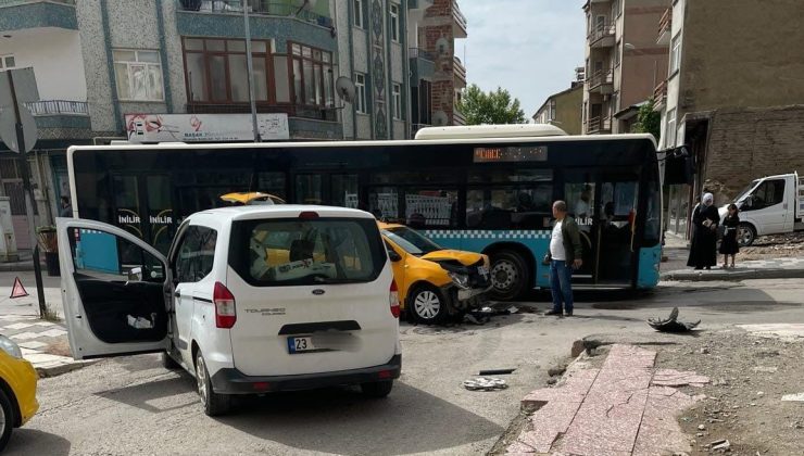 Elazığ’da trafik kazası: 1 yaralı