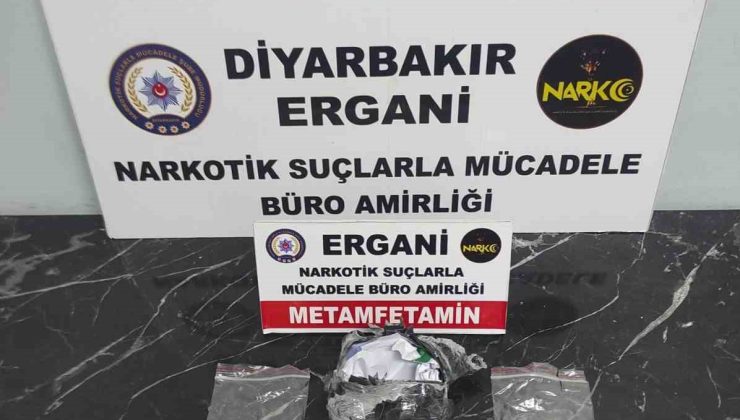 Ergani’de şüpheli şahsın üzerinde uyuşturucu ele geçirildi