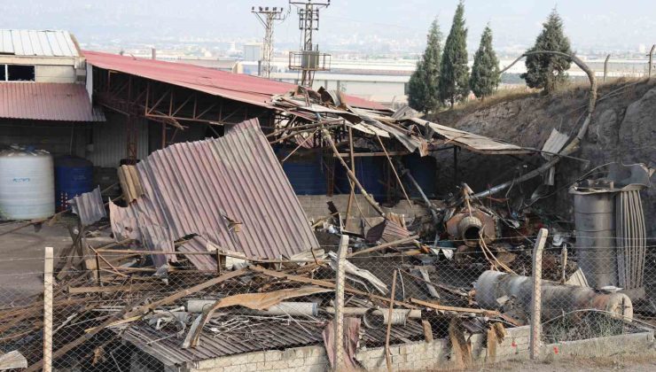 Fabrikadaki patlamanın boyutu gün ağarınca ortaya çıktı