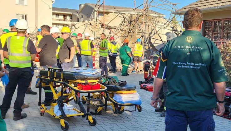 Güney Afrika’da inşaat halindeki bina çöktü: 5 ölü, 49 kayıp