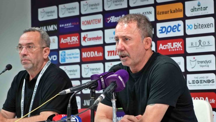 Sergen Yalçın sezon sonunda Antalyaspor’dan ayrılacağını açıkladı
