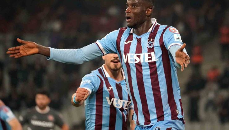 Trabzonspor’un Nijeryalı forveti Paul Onuachu maçı tamamlayamadı