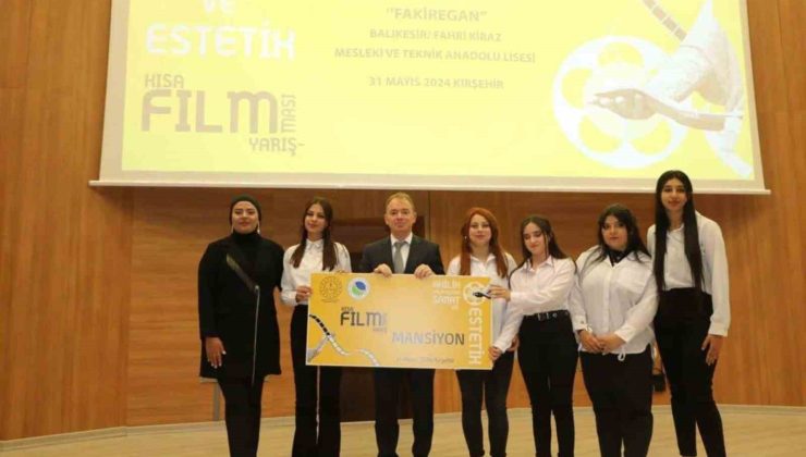 Balıkesirli öğrencilerin kısa filmi mansiyon ödülü aldı