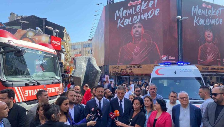 Beşiktaş Belediye Başkanı Rıza Akpolat ambulans ve itfaiye geçiş noktalarında denetimlerde bulundu