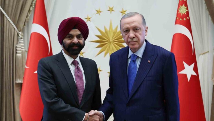 Cumhurbaşkanı Erdoğan, Dünya Bankası Başkanı Banga’yı kabul etti