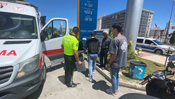 Elazığ’da trafik kazası : 1 yaralı