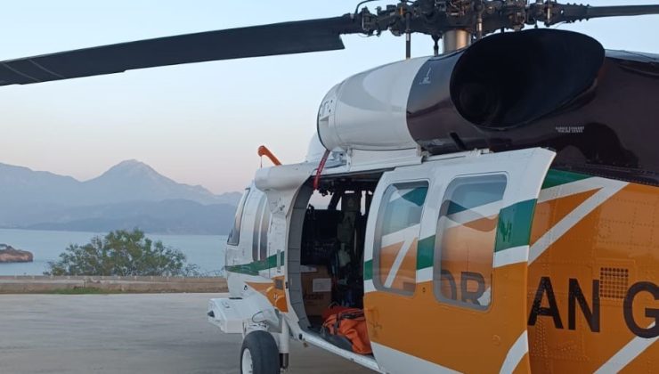 Fethiye’de 2 yangın söndürme helikopteri göreve başladı