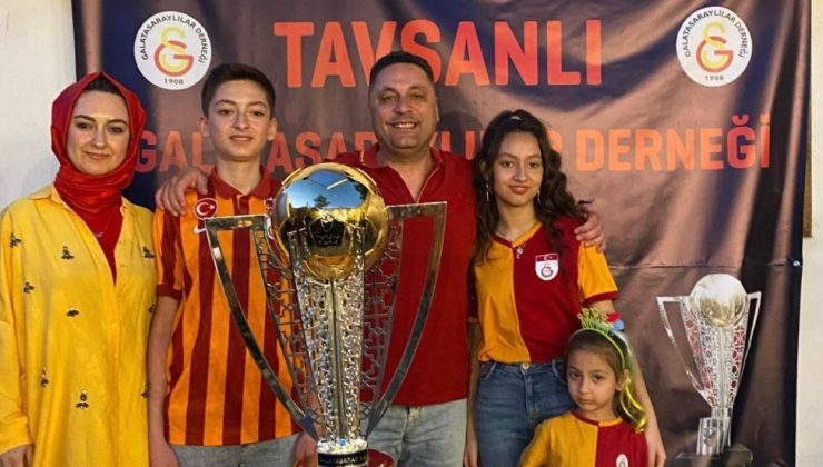 Galatasaray’ın 24. şampiyonluk kupası Tavşanlı halkıyla buluştu