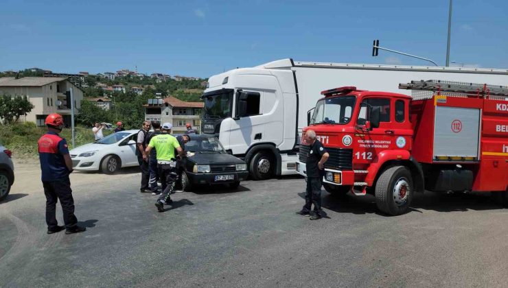 Karadeniz Ereğli’de trafik kazası: 8 yaşındaki çocuk yaralandı