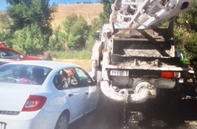 Malatya’da otomobil kamyonla çarpıştı: 6 yaralı