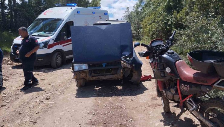 Sivas’ta motosikletle otomobil çarpıştı: 2 yaralı