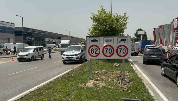 Takla atarak karşı şeride geçti: O anlar kamerada