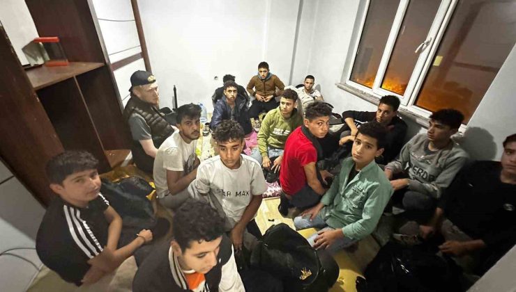 Tekirdağ’da 34 düzensiz göçmen yakalandı
