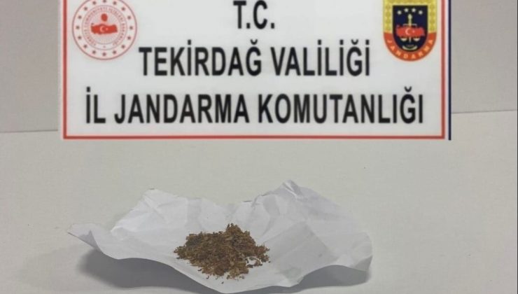 Tekirdağ’da bandrolsüz puro ve uyuşturucu madde ele geçirildi