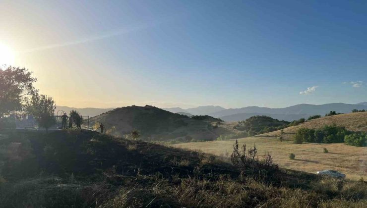 Tunceli’deki ot yangını büyümeden söndürüldü