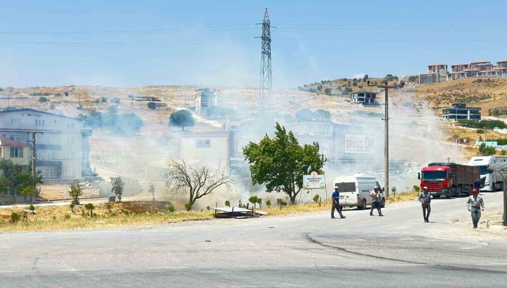 Balıkesir’de korkutan yangın