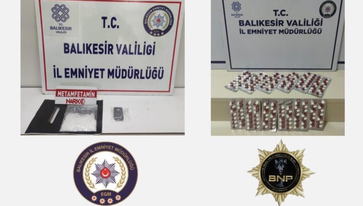 Bandırma ve Edremit’te uyuşturucu operasyonu