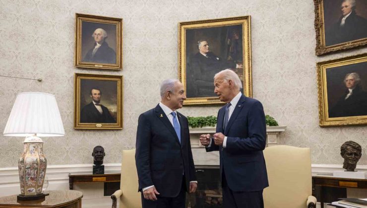 Biden ve Netanyahu Beyaz Saray’da bir araya geldi