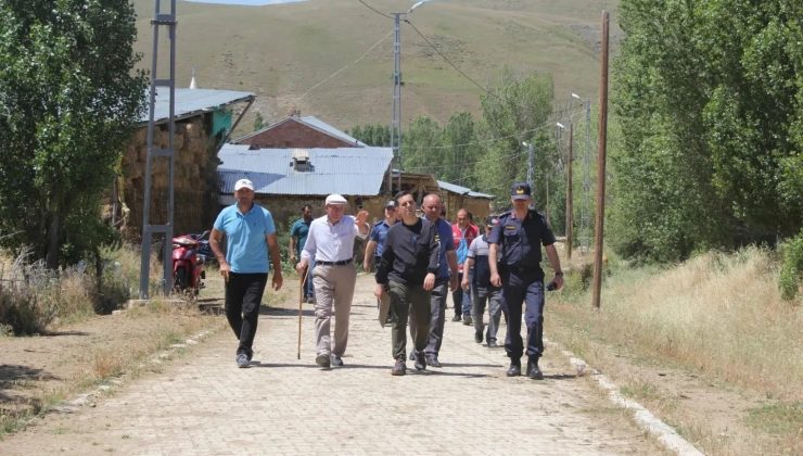 Demirözü Kaymakamı Şahin, köylerde incelemelerde bulundu