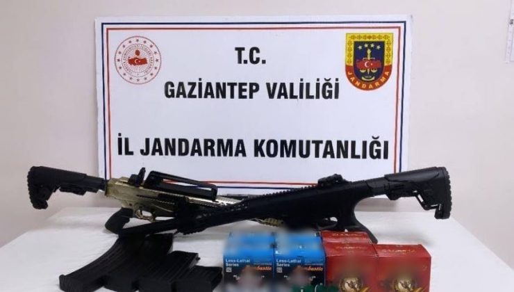 Gaziantep’te 14 ruhsatsız silah ele geçirildi