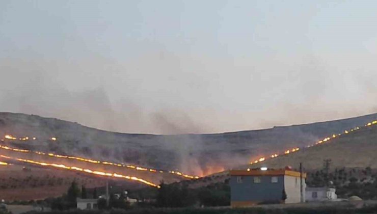 Göbeklitepe yakınlarında korkutan yangın