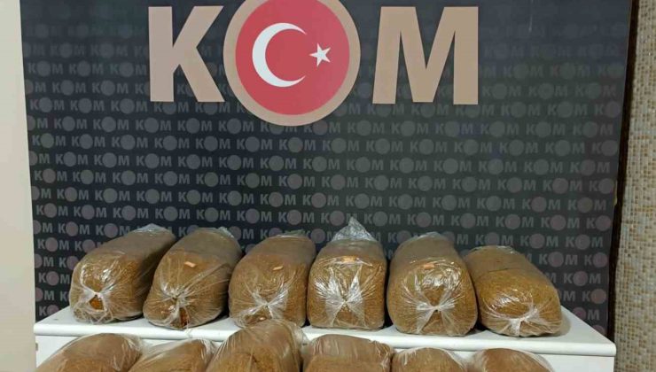 Kırıkkale’de 99 kilogram kaçak tütün ele geçirildi: 1 gözaltı