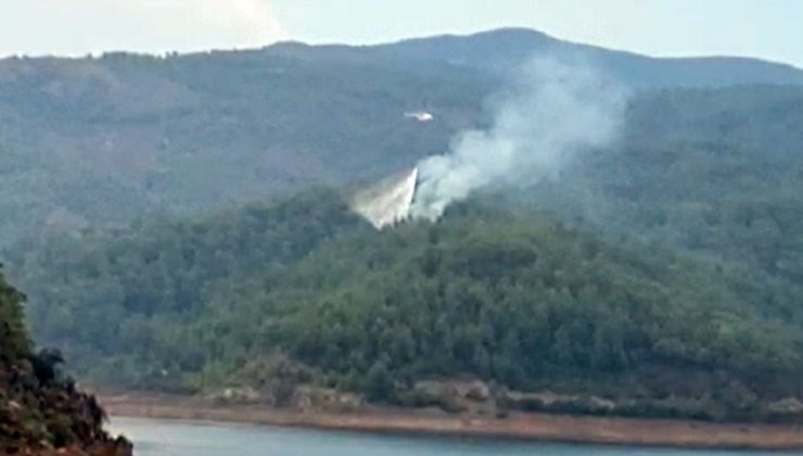 Marmaris’te yıldırım yangını kontrol altına alındı