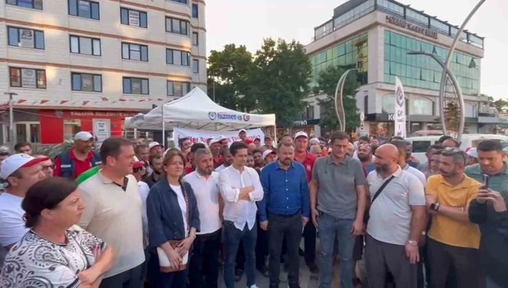 Yalova Belediyesi’nden çıkarılan 86 işçi, grev sonrası geri alındı