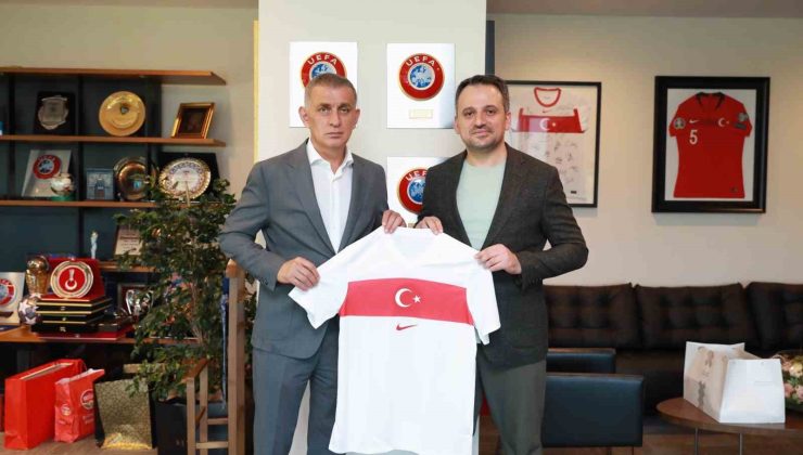 Gençlik ve Spor Bakanı Yardımcısı Eminoğlu’dan TFF Başkanı Hacıosmanoğlu’na ziyaret