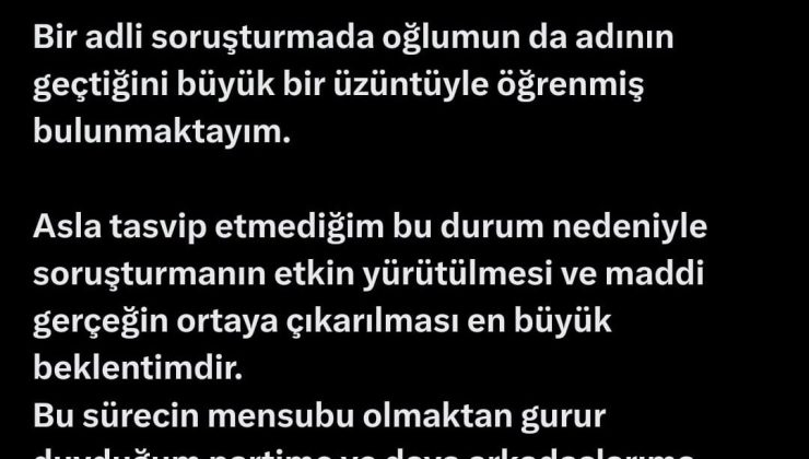 AK Parti Adana Milletvekili Zenbilci partisinden istifa etti