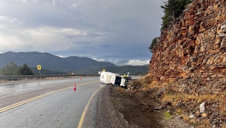 Akseki’de trafik kazası: 1 yaralı