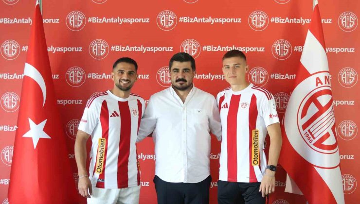 Antalyaspor’da Petrusenko ve Abdurrahim için imza töreni düzenlendi