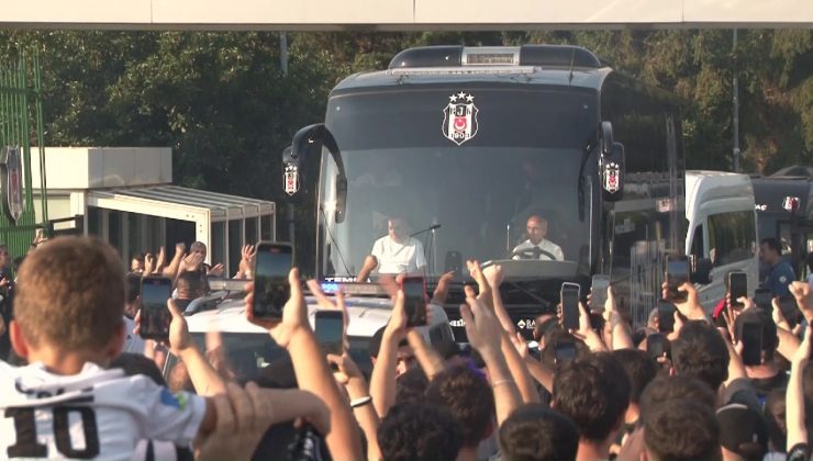 Beşiktaş, Kayseri’ye coşkuyla uğurlandı