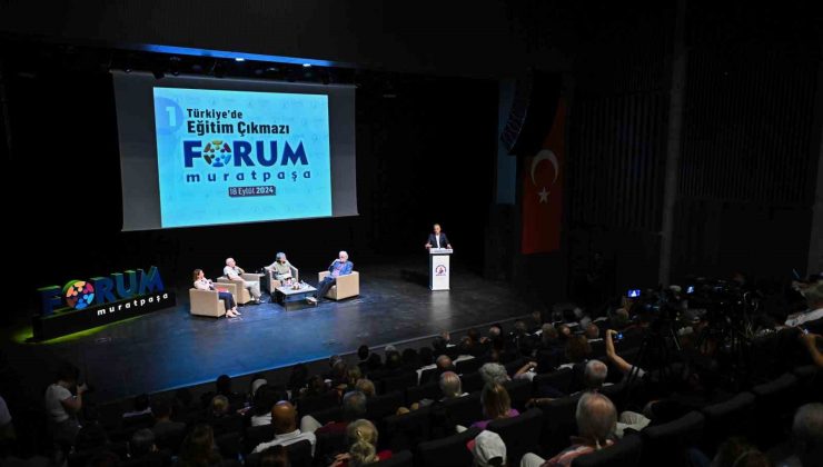 Forum Muratpaşa’da eğitim sonuç bildirgesi açıklandı