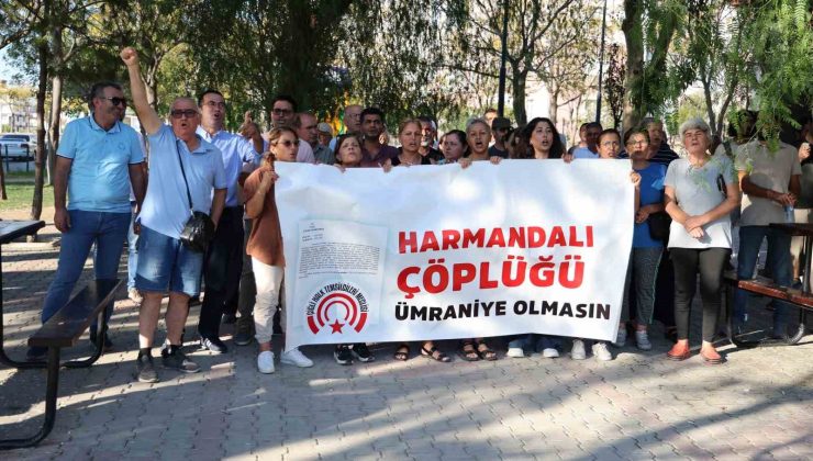 İzmirlilerden ‘Harmandalı çöplüğü’ kapatılsın eylemi