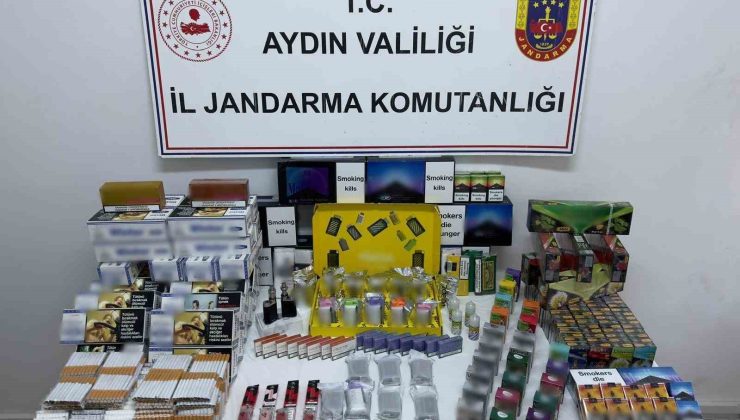 Jandarmadan kaçak sigara baskını: 1 gözaltı