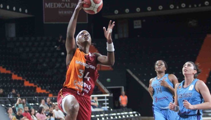 Kadınlar Basketbol Süper Ligi: Tarsus Spor: 57 – Galatasaray: 77