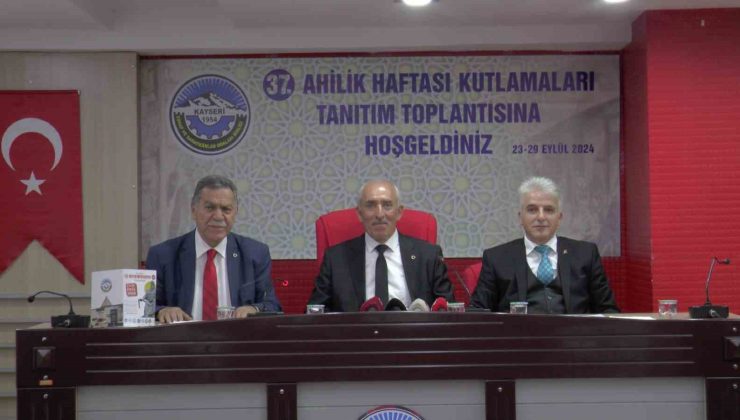 Kayseri’de Ahilik Haftası coşkuyla kutlanacak