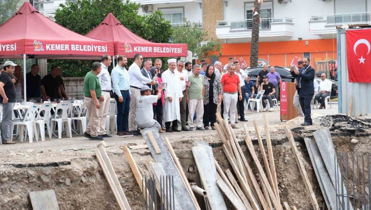 Kubbeli Camii’nin temeli atıldı