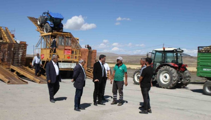 Malazgirt’te şeker pancarı alımı başladı