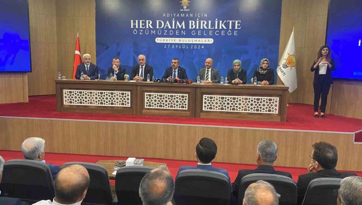 Milli Eğitim Bakanı Tekin, Adıyaman’da istişarelerde bulundu