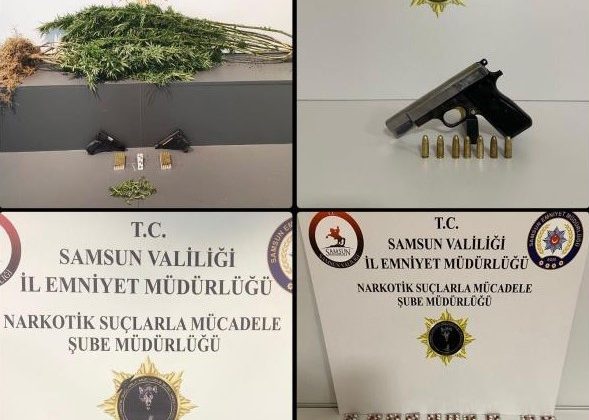 Samsun’da uyuşturucu operasyonu: 10 gözaltı