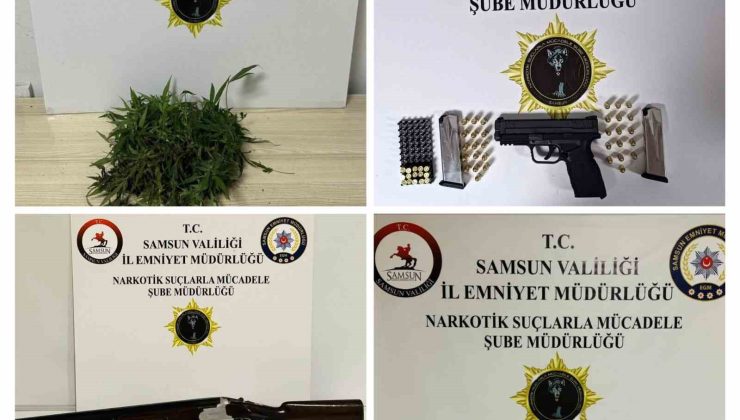 Samsun’da uyuşturucu operasyonu: 4 gözaltı