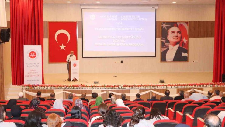 Sivas’ta ’Peygamberimiz ve Şahsiyet İnşası’ konferansı düzenlendi