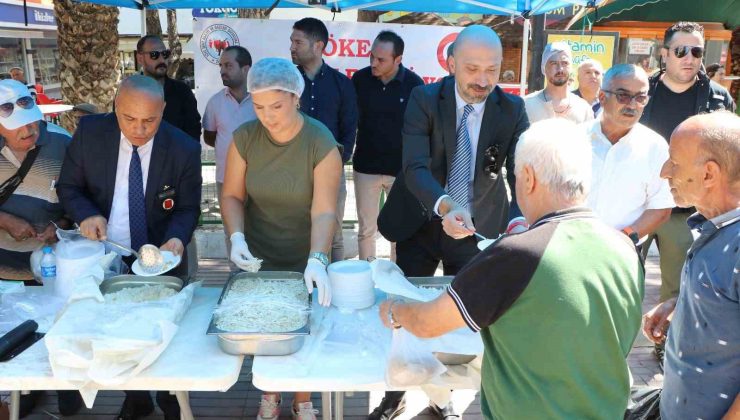 Söke’de Gaziler Günü’nde pilav hayrı