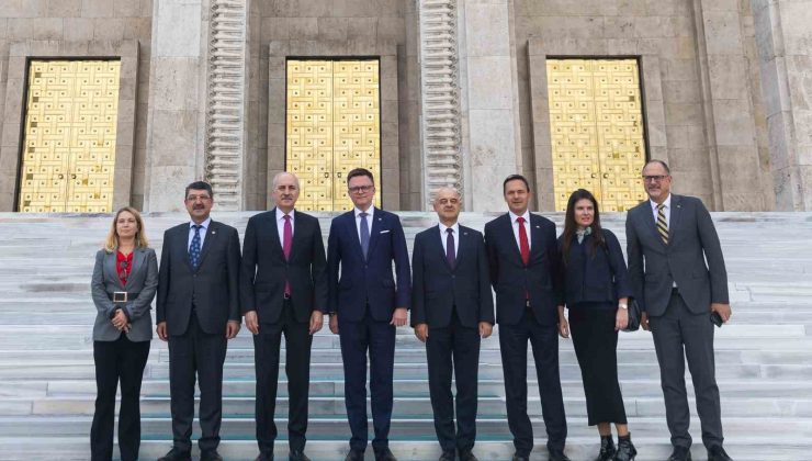 TBMM Başkanı Kurtulmuş, Polonya Meclis Başkanı Holownia ile bir araya geldi