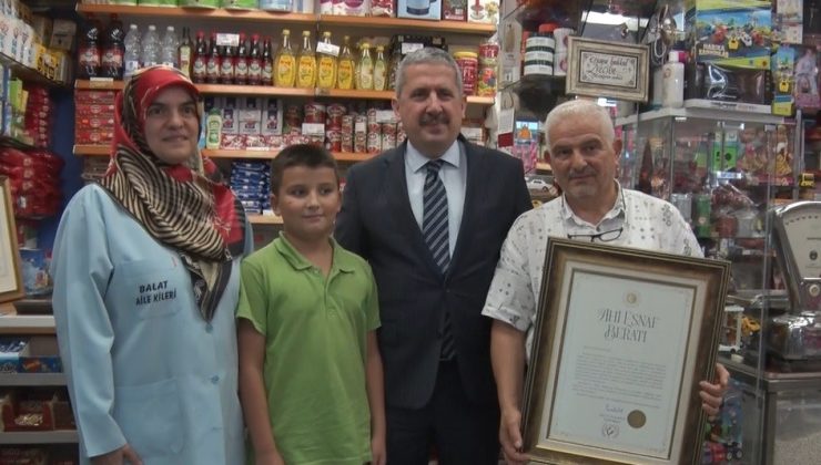 Ticaret Bakanlığı’ndan Necibe Batmaz’a ’Ahi Esnaf Beratı’